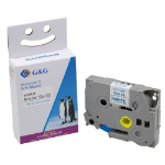 G&G 15555 labelprinter-tape Blauw op wit TZ/TZe