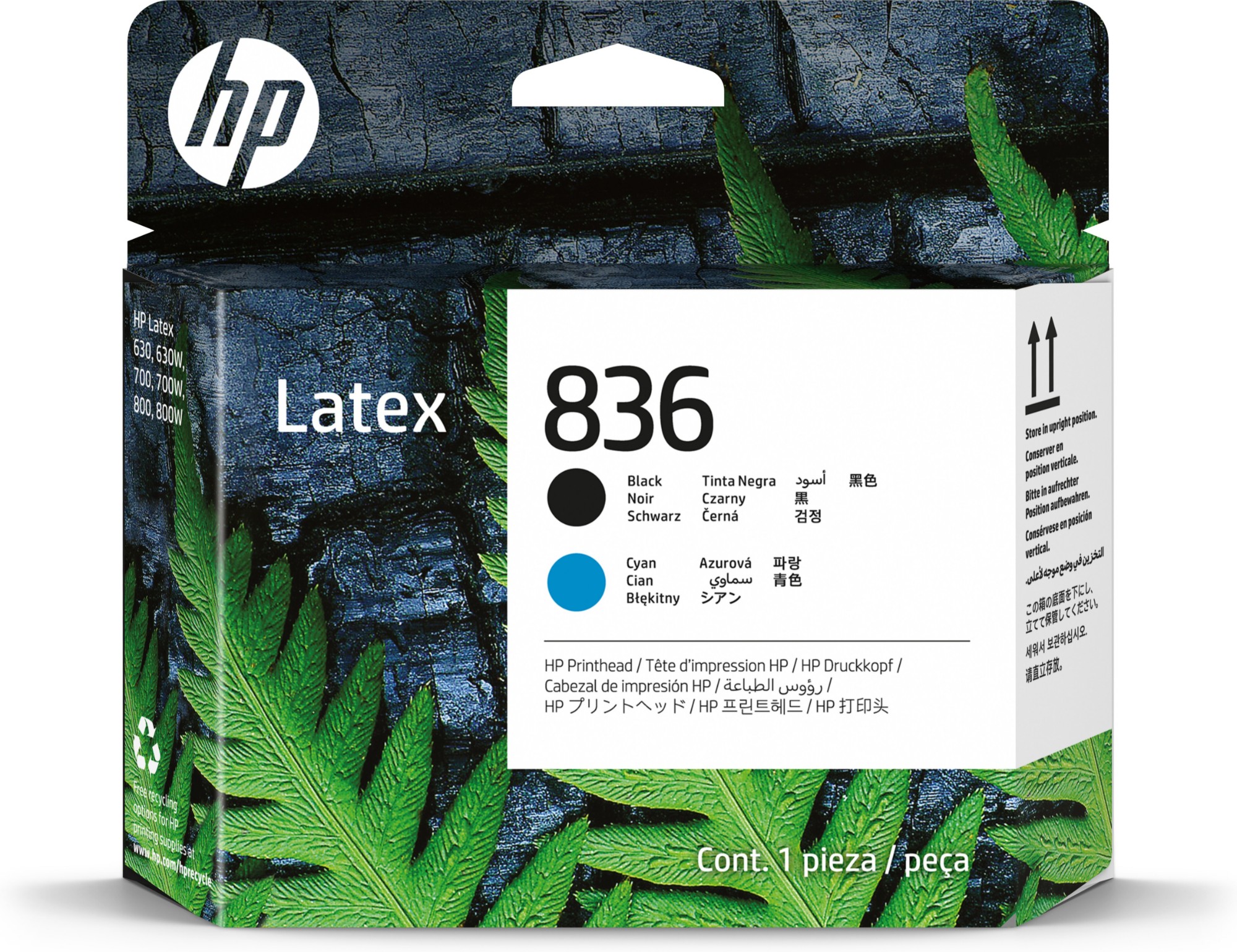HP 4UV95A/836 Printhead black / cyan for HP Latex 700/800