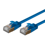 Monoprice 27431 networking cable Blue 12.2" (0.31 m) Cat6a S/FTP (S-STP)