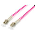 Equip LC/LC Fiber Optic Patch Cable, OM4, 5m