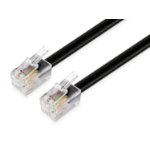 Equip 105102 telephone cable 3 m Black