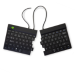 R-Go Tools Ergonomic keyboard R-Go Split Break v2 with break software, ergonomic split keyboard, AZERTY (BE), Wired, black