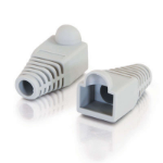 C2G RJ45 Plug Cover - OD 6.0mm Gray - 50pk