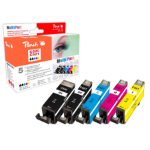 Peach 314991 ink cartridge 5 pc(s) Compatible High (XL) Yield Black, Cyan, Magenta, Yellow