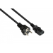 Alcasa P0030-S050 power cable Black 5 m Power plug type E+F C13 coupler