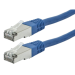 Monoprice 11339 networking cable Blue 35.8" (0.91 m) Cat6a U/FTP (STP)