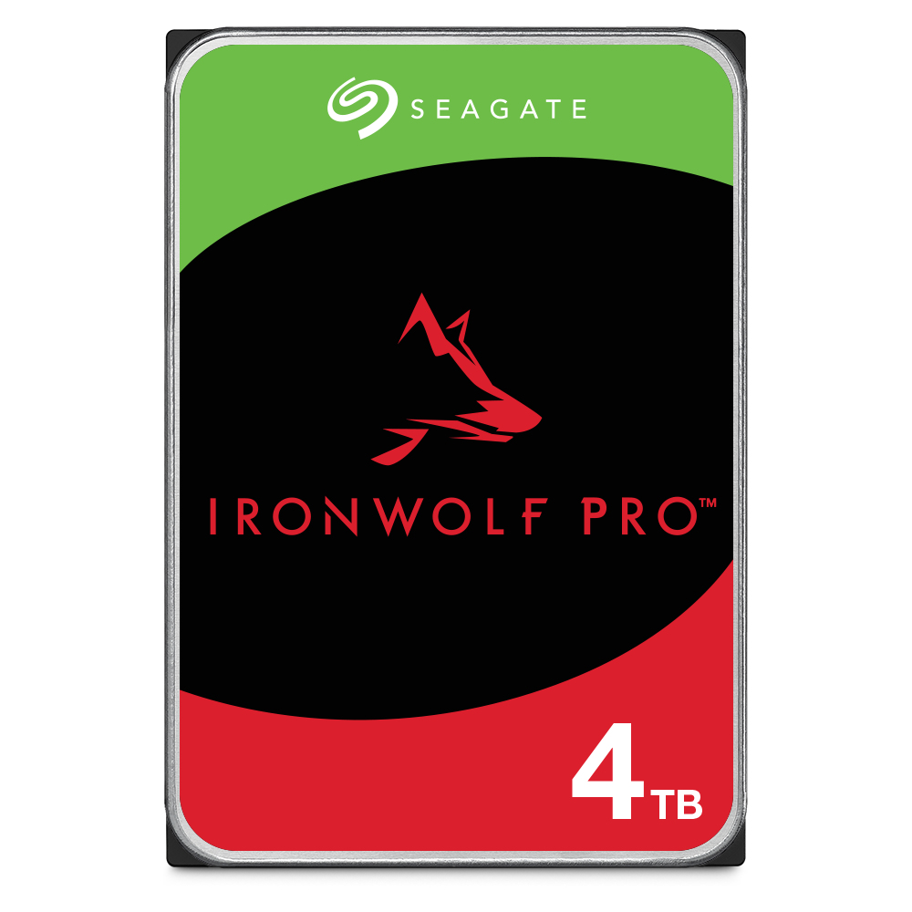 Image of Seagate IronWolf Pro ST4000NE001 4 PACK internal hard drive 3.5" 4...