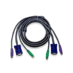 ATEN 10ft PS/2 KVM cable Black 3 m