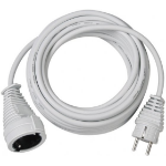 Brennenstuhl Qualitäts-Kunststoff-Verlängerungskabel 10m weiß, 1168460 power extension 1 AC outlet(s) Indoor White