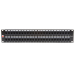 Lindy 19" CAT5e 2U 48 Port RJ-45 Patch Panel, Unshielded, Black