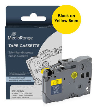 MediaRange Plastic tape cassette. for label printers using Dymo® 91222