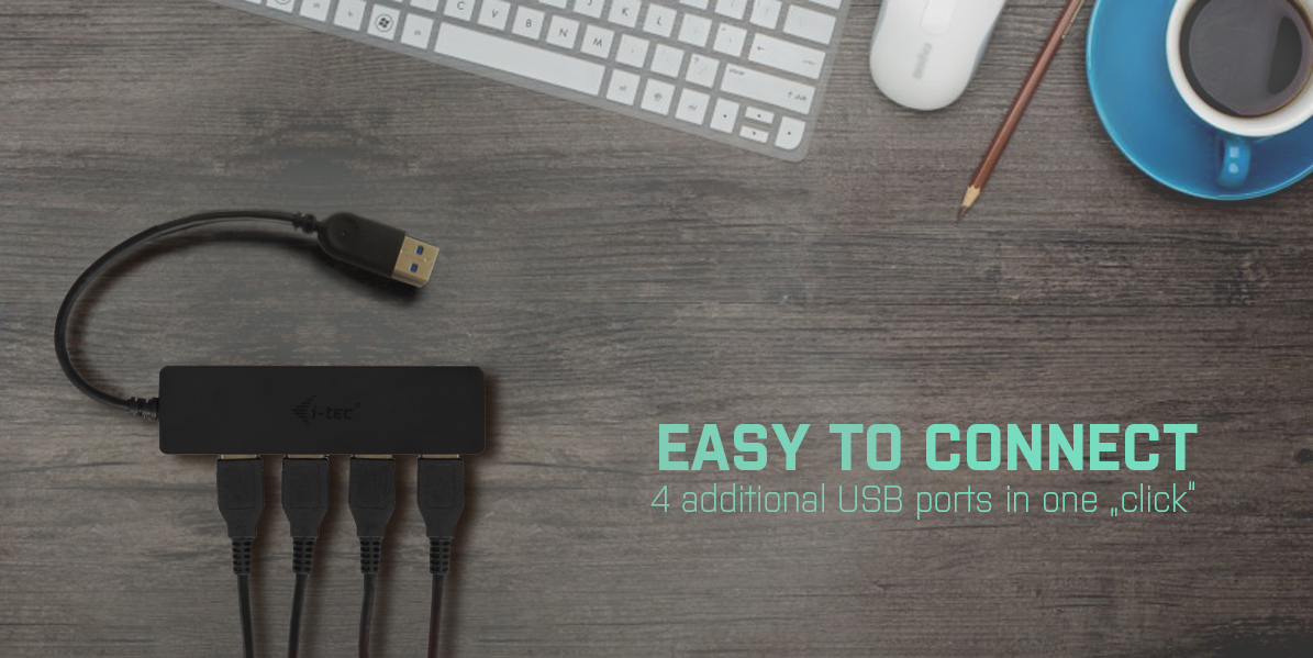 i-tec Advance USB 3.0 Slim Passive HUB 4 Port