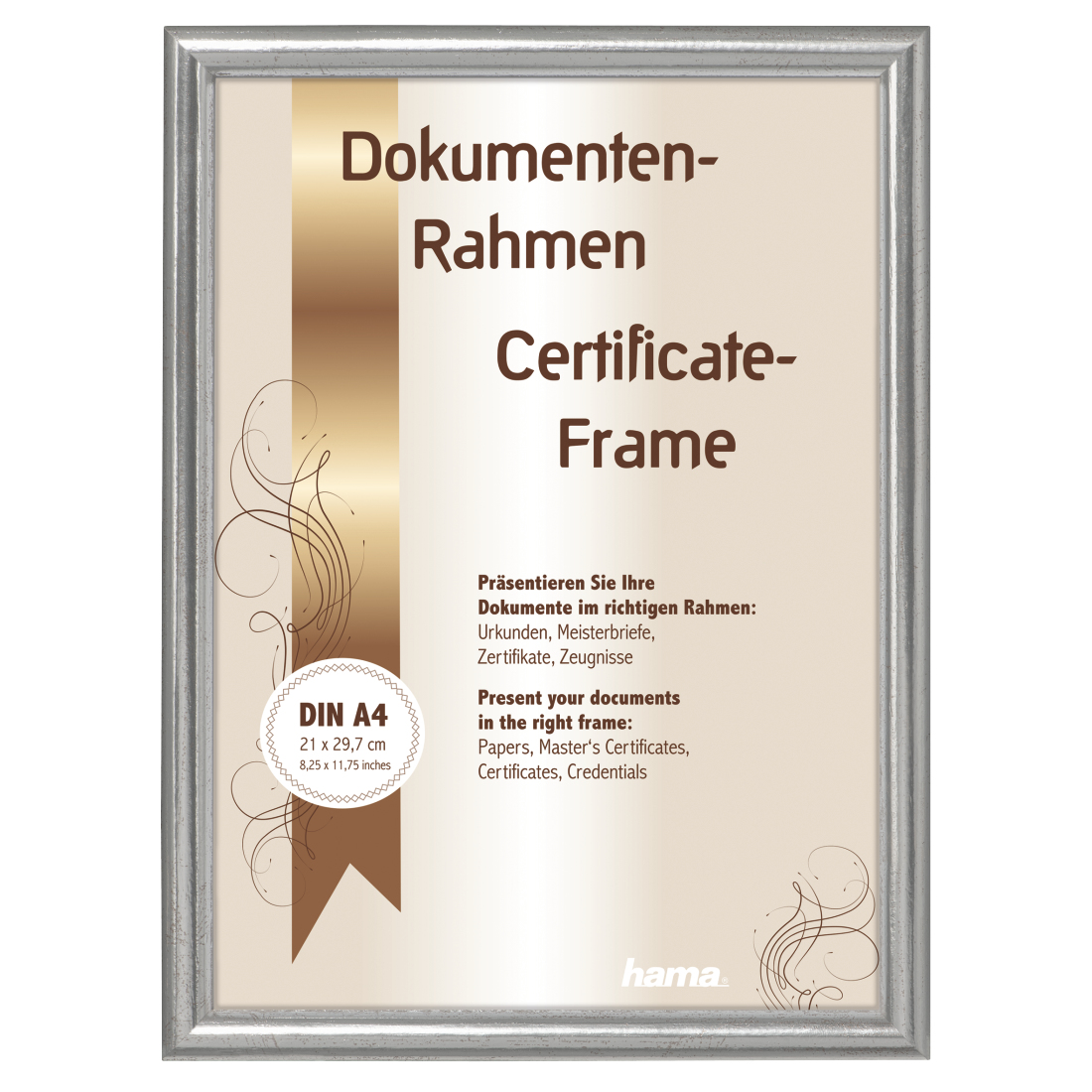 Image of Hama Phoenix - Glass Wood - Silver - Single picture frame - Table...
