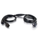 C2G 80629 power cable Black 3 m C13 coupler CEE7/7