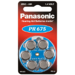Panasonic V675 6-BL (PR44/PR675H) Wegwerpbatterij Zink-lucht