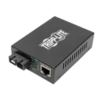 Tripp Lite N785-P01-SC-SM1 network media converter 1000 Mbit/s 1310 nm Single-mode Black