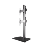 B-Tech SYSTEM X - Universal Dual Stack Flat Screen Floor Stand (VESA 600 x 400) - 1.8m