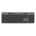 Logitech Signature Slim Solar+ K980 keyboard Universal RF Wireless + Bluetooth QWERTY UK English Graphite