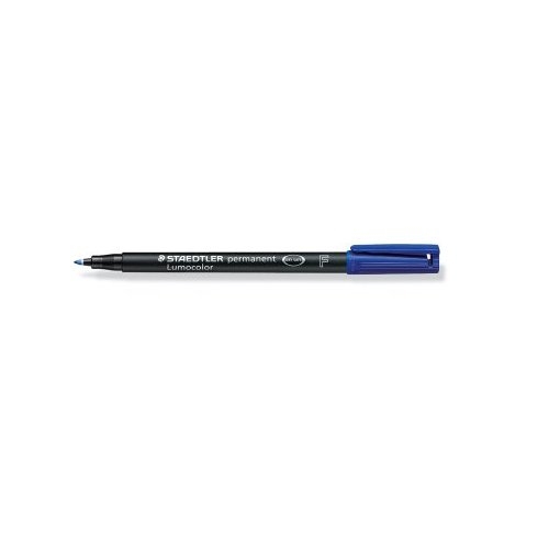 Image of Staedtler 318-3 permanent marker Bullet tip Blue 10 pc(s)