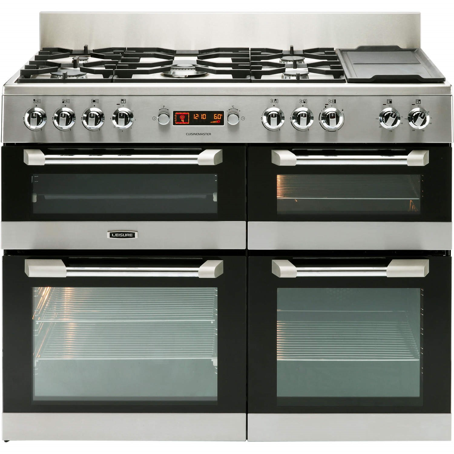 Photos - Cooker Leisure Cuisinemaster 110cm Dual Fuel Range  - Stainless Steel 77265 