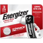 Energizer Alkaline LR44 Coin Cell Pack of 12