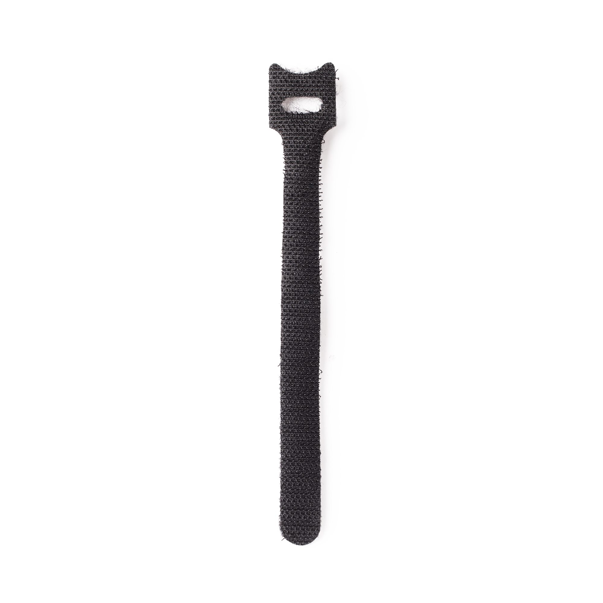 StarTech.com 6in (15cm) Hook and Loop Cable Ties. Black. Reusable Cabl