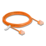 DeLOCK RJ45 Network Cable Cat.6 UTP Ultra Slim 3 m orange with short plugs