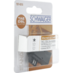 Schwaiger TST4215533 cable gender changer TAE-F RJ-45 Black