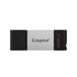 Kingston Technology DataTraveler 80 USB flash drive 256 GB USB Type-C 3.2 Gen 1 (3.1 Gen 1) Black, Silver