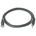 C2G 2m 3.5mm Stereo Audio Extension Cable M/F audio cable Black