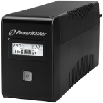 PowerWalker VI 650 LCD FR uninterruptible power supply (UPS) Line-Interactive 0.65 kVA 360 W 2 AC outlet(s)