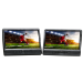 Denver MTW-1085 Twin Reproductor de DVD portátil Mesa 25,6 cm (10.1") Negro