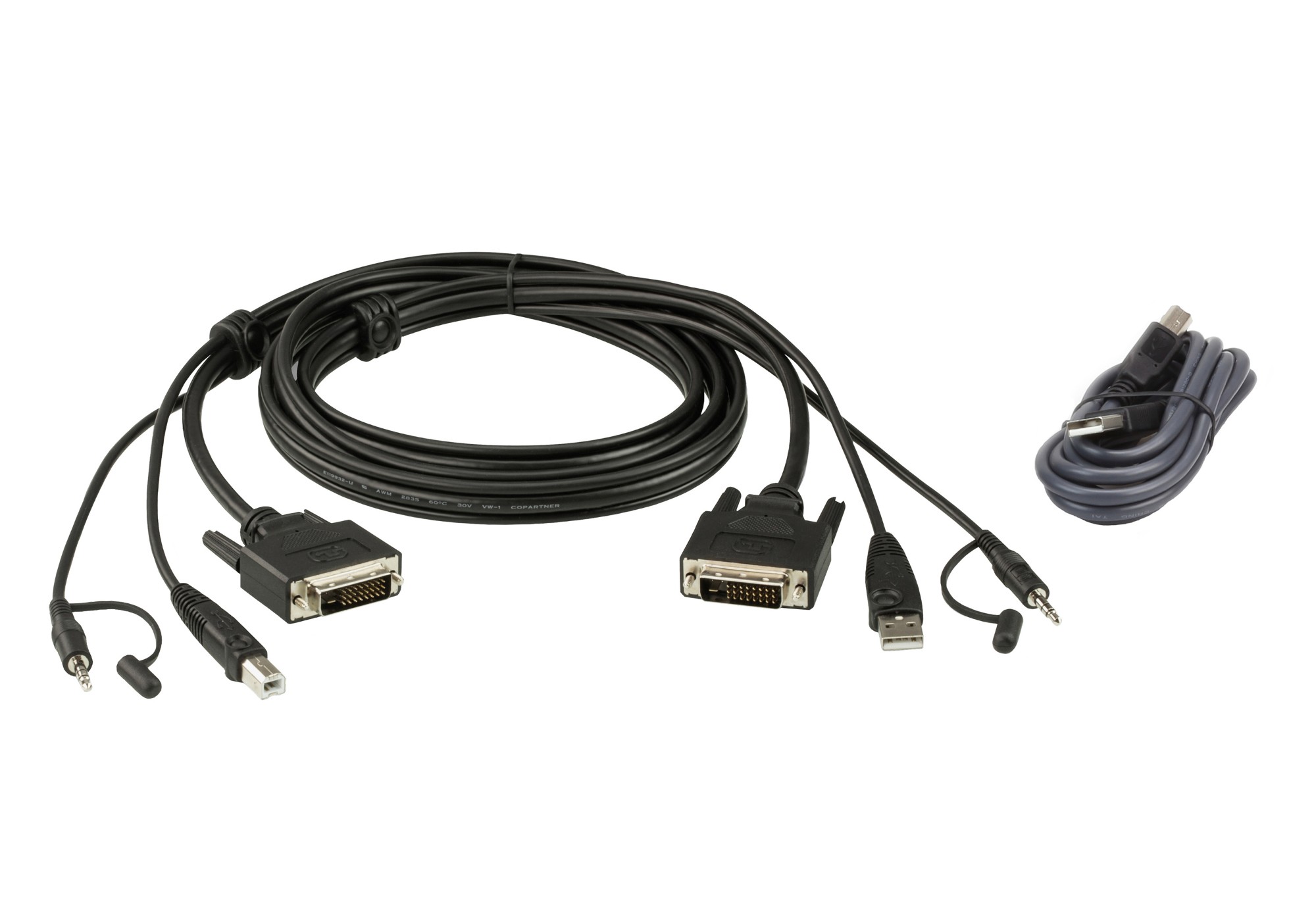 ATEN DVI-D Dual Link Secure KVM; 3M USB DVI-D Dual Link