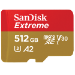 Sandisk Extreme memoria flash 512 GB MicroSDXC Clase 10 UHS-I