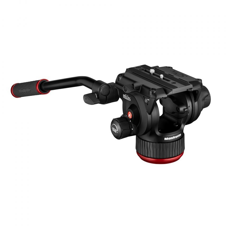 Manfrotto 504X tripod head Black Aluminium 1/4. 3/8\" Fluid