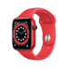 Apple Watch Series 6 44 mm OLED 4G Rojo GPS (satélite)