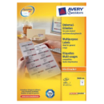 Avery 3660-200 self-adhesive label White 1600 pc(s)