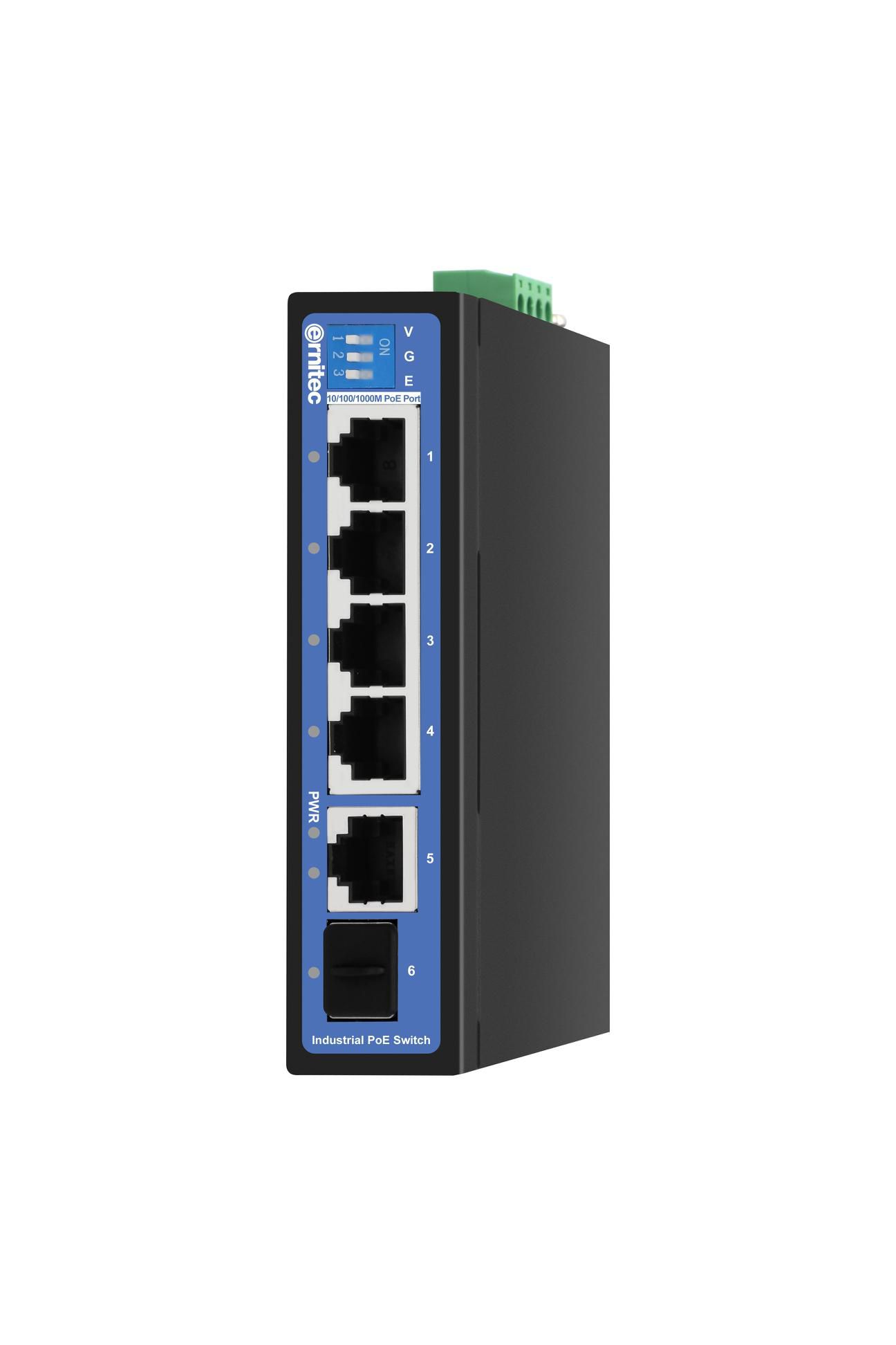 Ernitec 6-port 1000Mbps Intelligent