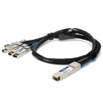 AddOn Networks ADD-Q28HPAS28CI-P5M InfiniBand/fibre optic cable 5 m QSFP28 4x SFP28 DAC Black