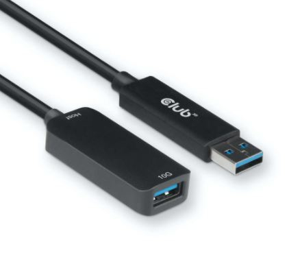 Image of CLUB3D USB 3.2 Gen2 Type A Extension Cable 10Gbps M/F 5m/16.40ft