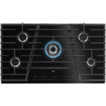 AEG 9000 Series 90cm 5 Burner Gas-on-Glass Hob - Black