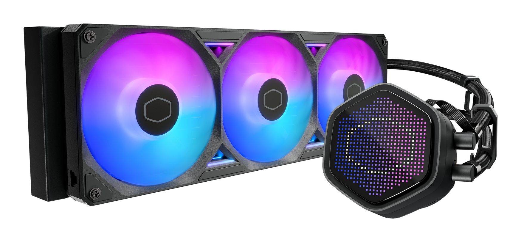 Cooler Master MasterLiquid Atmos II 360 Pixel LED Black Processor Liquid cooling kit 12 cm 1 pc(s)