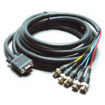 Kramer Electronics HD15/BNC, 0.3m VGA (D-Sub) Black