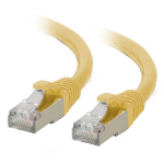 C2G 7ft Cat6a networking cable Yellow 82.7" (2.1 m) S/FTP (S-STP)