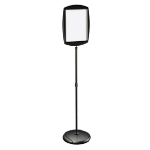 Bi-Office SIG07060101 sign holder/information stand Plastic Black