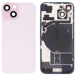 Apple EU Product - iPhone 15 Back Cover with Small Parts (No Logo) - Pink