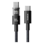 Baseus Cable USB-C to USB-C Display 2 Series Braided 100W 2.0m Black