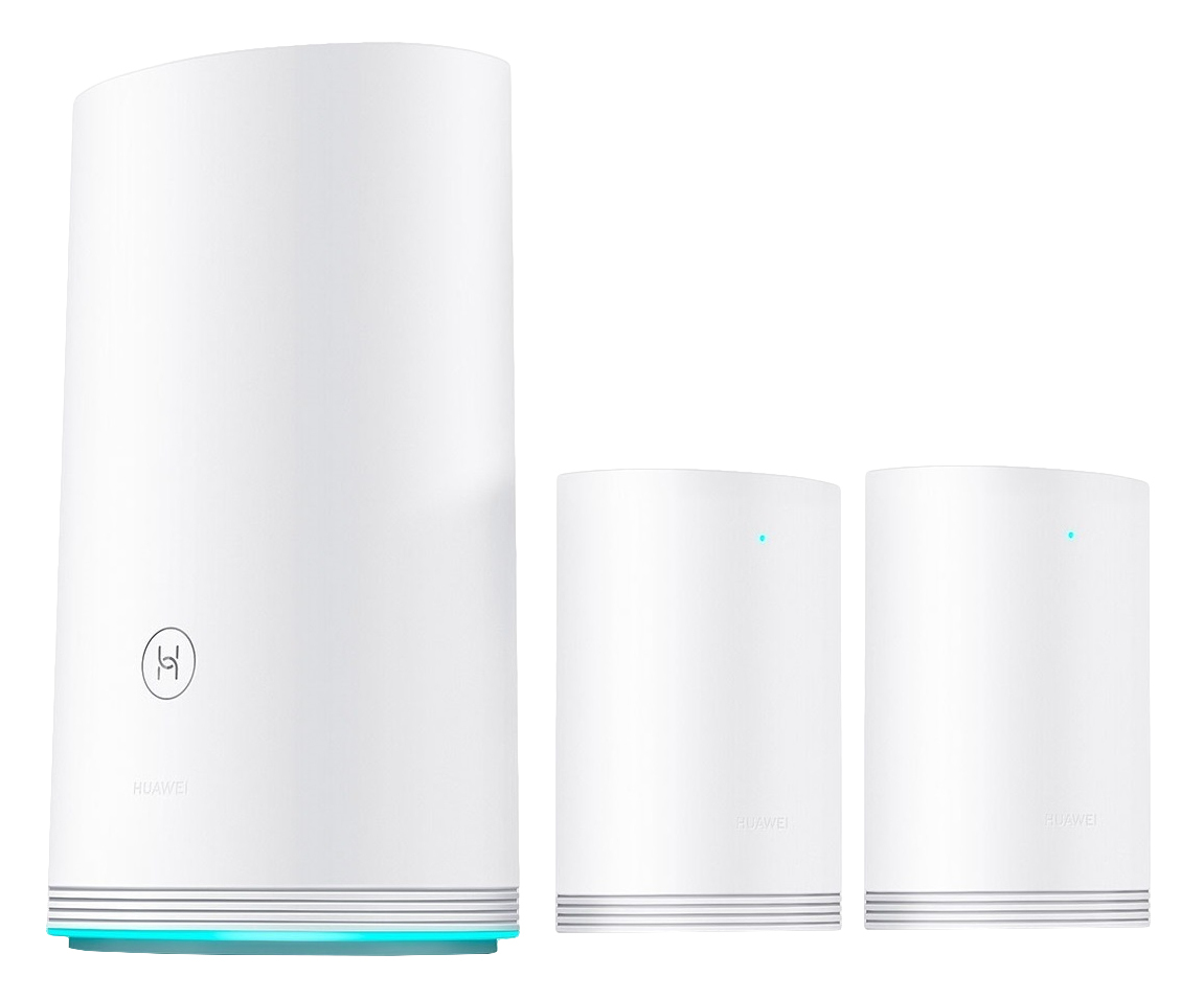 53037154 HUAWEI WS5280 WiFi Q2 Pro Wireless Router white (2x Networkadapter)