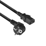 ACT AC3305 power cable Black 2 m Power plug type F C13 coupler