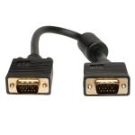 Tripp Lite P502-001 VGA cable 11.8" (0.3 m) VGA (D-Sub) Black